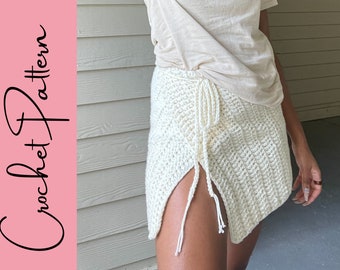 Crochet Wrap Skirt  PATTERN | The Wrap Me Up Skirt | Beginner Crochet Pattern