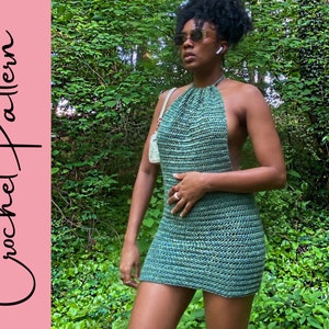 The Buttercup Backless Dress PATTERN | Crochet Backless Dress | Easy crochet dress| All Sizes