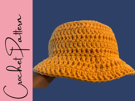 Easy Crochet Chunky Bucket Hat Pattern 