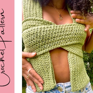 Nanu Top DUPE PATTERN | Lilu crop top| Beginner Crochet Pattern