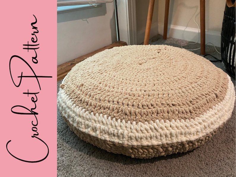 Easy Crochet Dog Bed Pattern Crochet Pet Bed Pattern Etsy