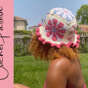 The Blossom Bucket Hat | Easy Crochet Bucket Hat Pattern