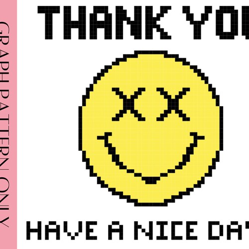 Girl Power Crochet Graph & Written PATTERN - Etsy