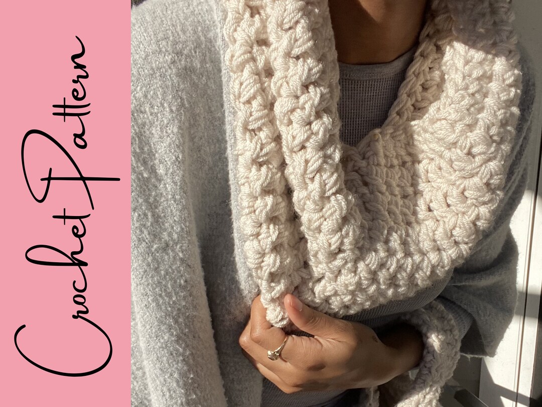 Easy Crochet Chunky Infinity Scarf Cowl Pattern Simple - Etsy UK