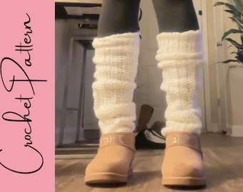 Easy Crochet Leg Warmers Pattern (PDF Download)