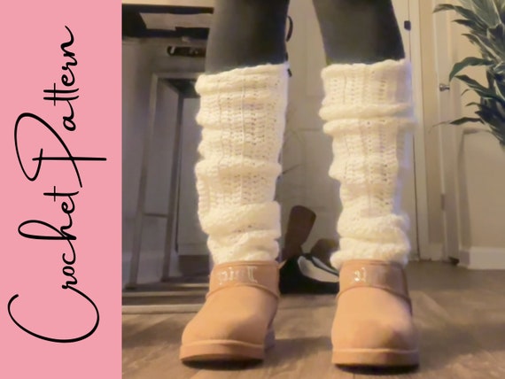 Easy Crochet Leg Warmers Pattern (PDF Download)
