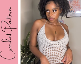 PDF Crochet Top PATTERN | The Riot Top | Intermediate Crochet Pattern| All Sizes