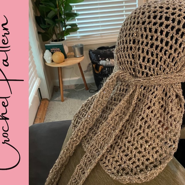 Easy Crochet Durag Pattern | Crochet Fishnet Durag Pattern | Simple Crochet Durag pattern