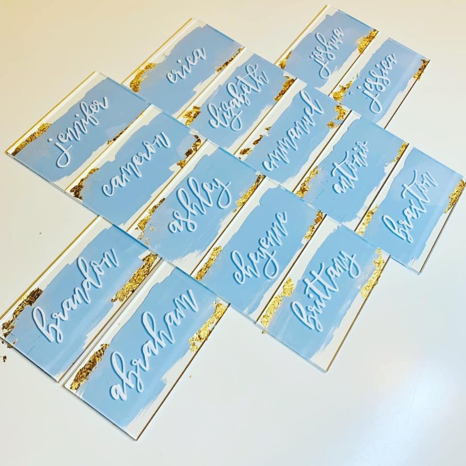 Acrylic Place Cards Etsy