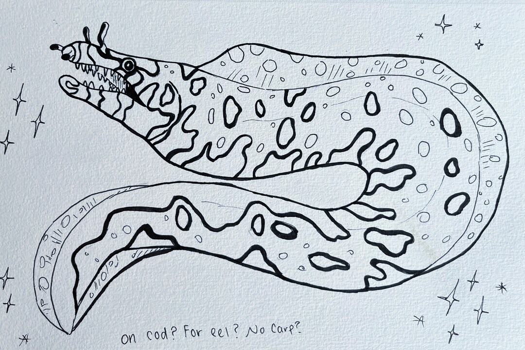 Fish Wizard Custom Fish | Custom Fish Drawing of ANY Fish - Etsy