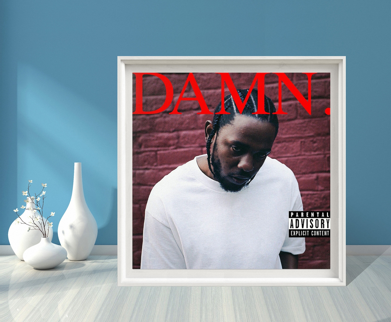 Kendrick Lamar DAMN Rap Poster / Album Poster / Music Poster Etsy