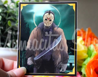 Friday The 13th | Jason Voorhees | Tarot Card Inspired Vinyl Waterproof Stickers