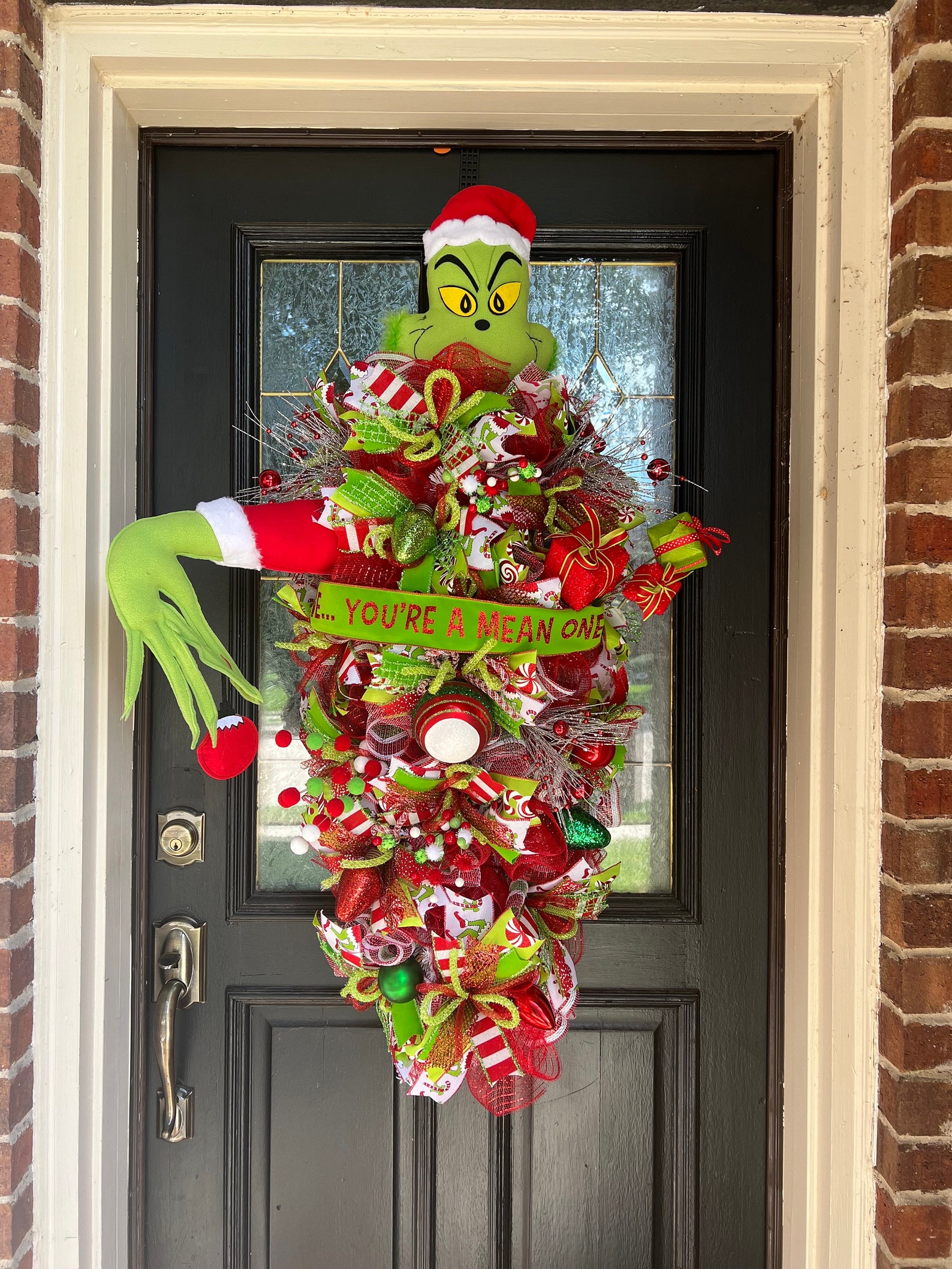 X-Large Grinch Christmas Wreath