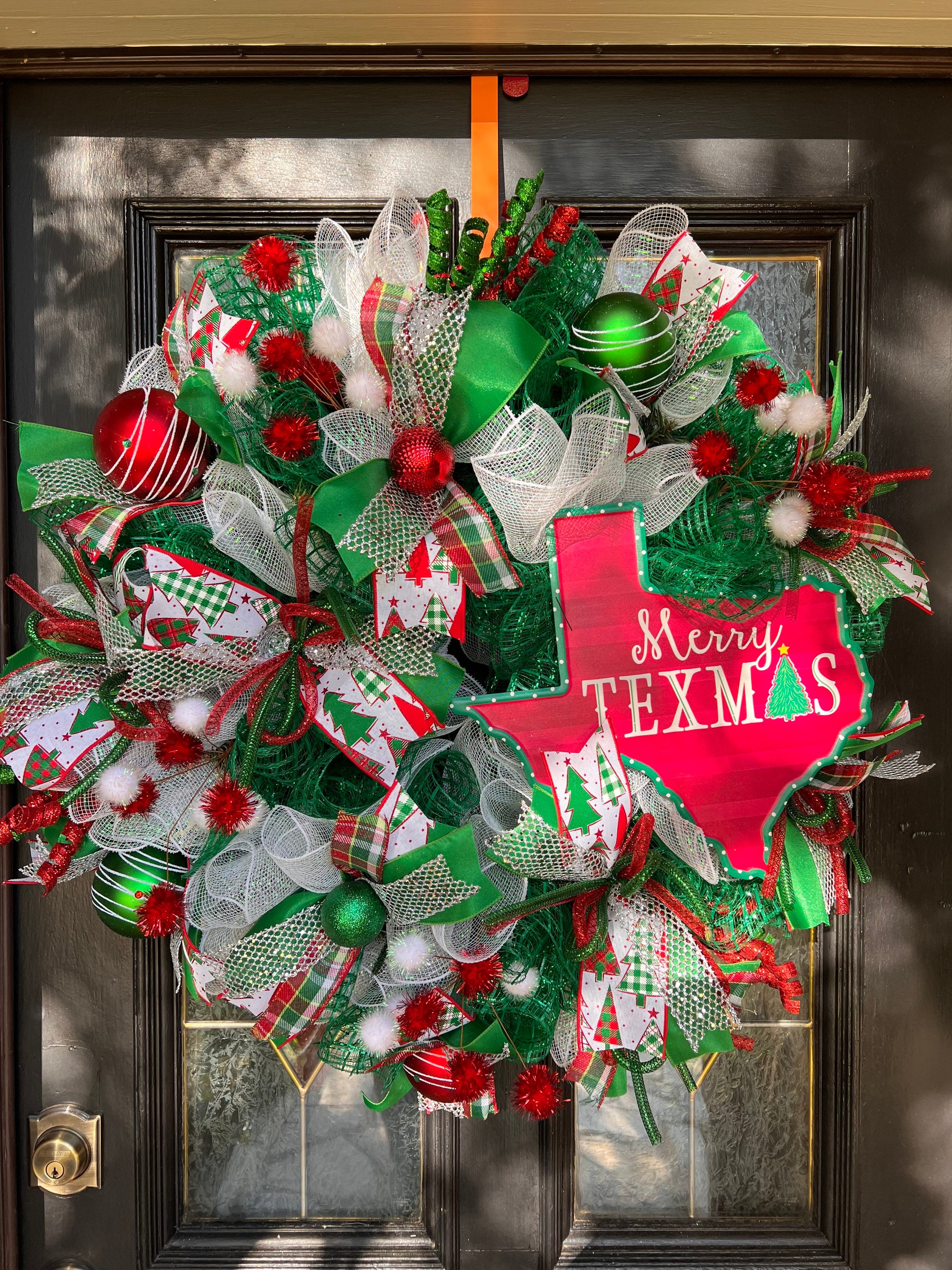 Merry Texmas Door Wreath: Texas Christmas Decor (24") - Etsy