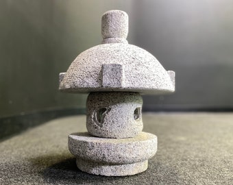 Nado Misaki(岬) Japanese Lantern(Natural Granite Hand-cut)