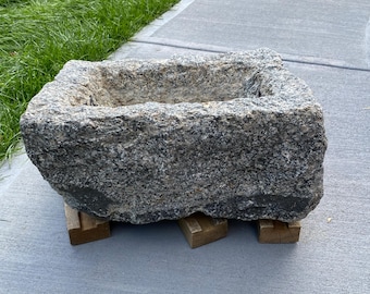 Antique Granite Trough #23