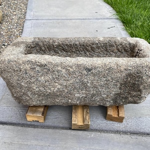 Antique Granite Trough #29