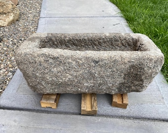 Antique Granite Trough #29