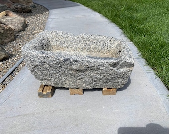 Antique Granite Trough #26