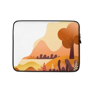 Laptop Sleeve 13 15 Inch - Sunset Mesa Padded Protective Case, Fits All Brands