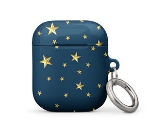Gold Stars AirPods Case: Impact-Absorbing Polycarbonate Cover