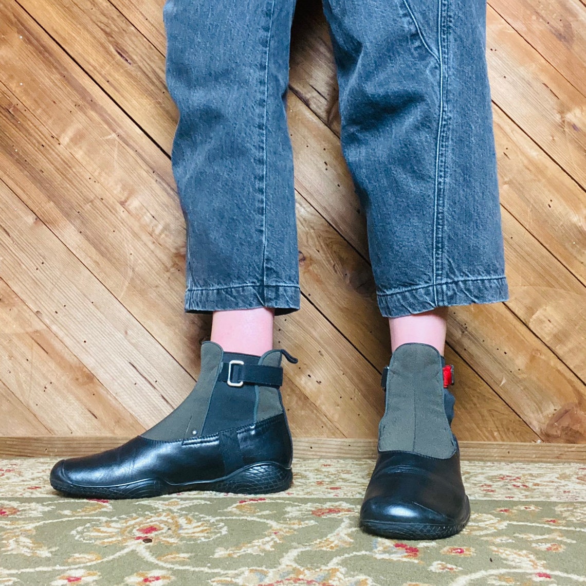 prada commando boots