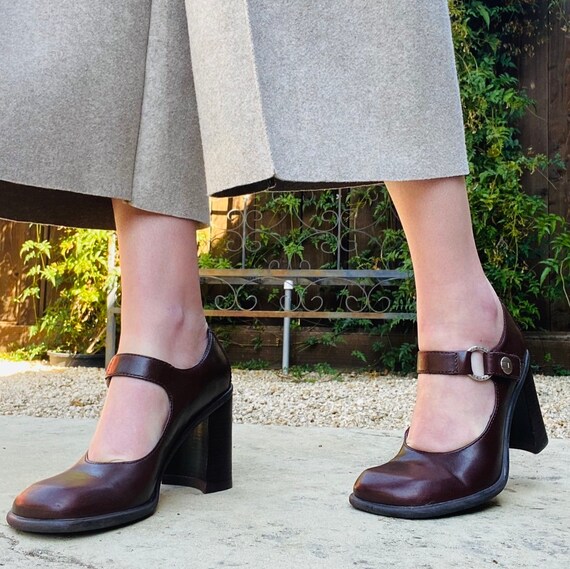 Chunky Heel Mary Janes