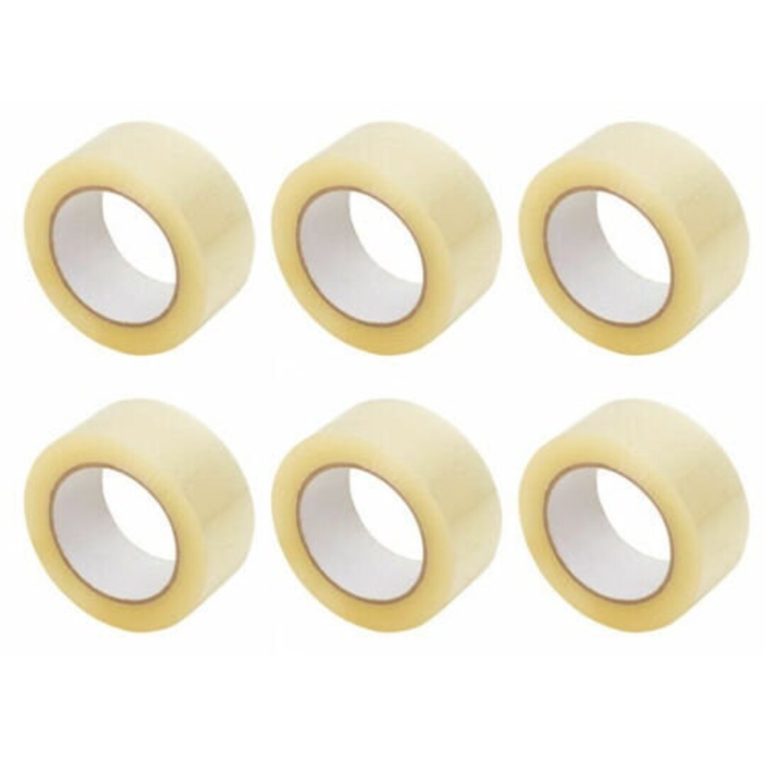 72 X Sticky Packing Tape 75meter X 48mm Sealing Carton Packaging Tape