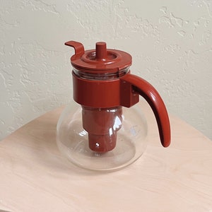 Vintage Gemco Brand Glass Coffee Percolator With Plastic Interior