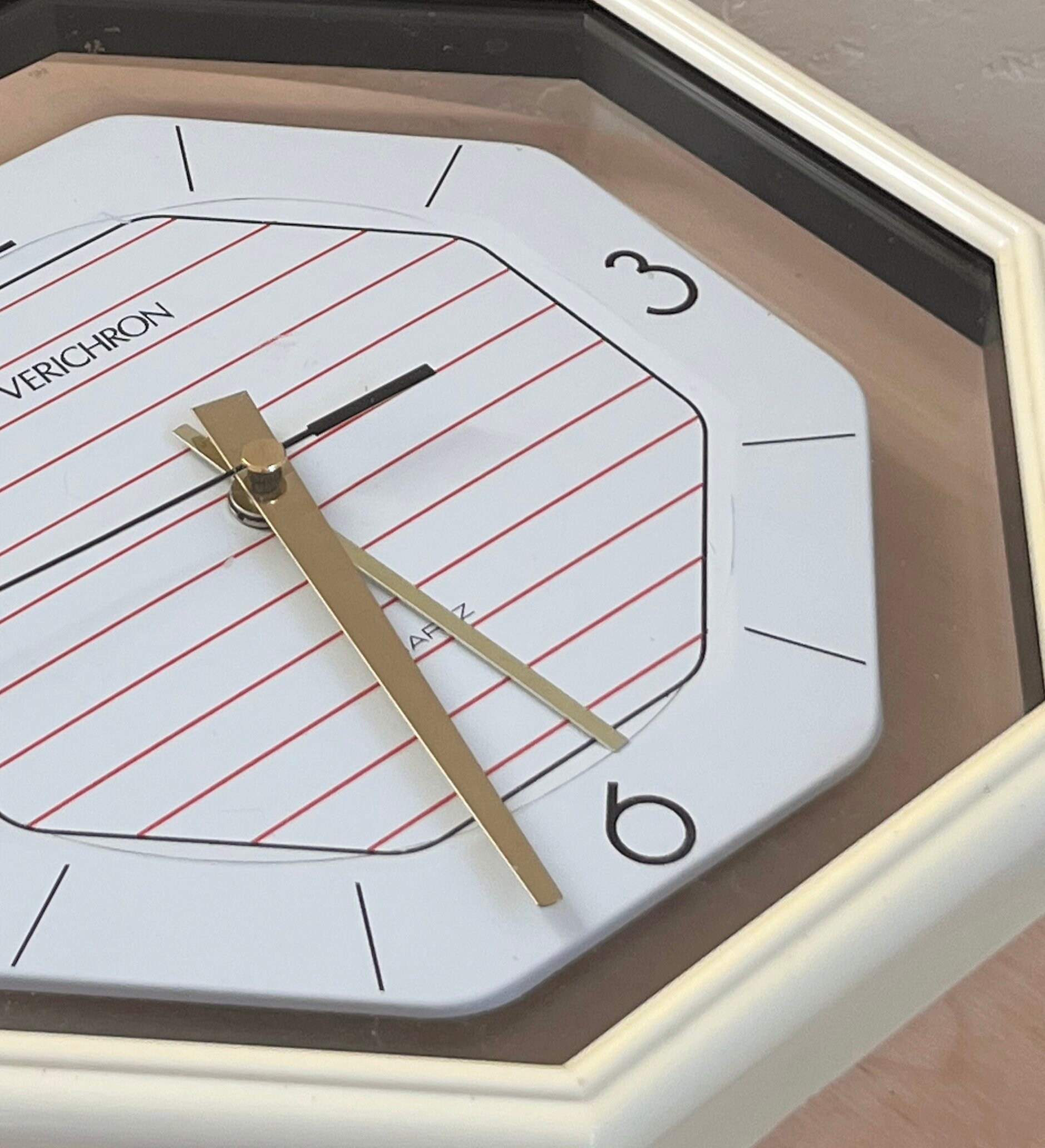 Vintage Verichron Clock Etsy