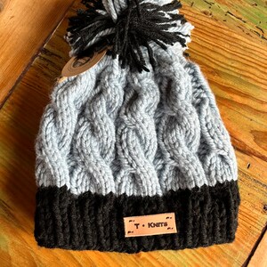 Striking in blue beanie