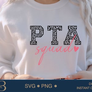 PTA Squad Svg Bundle for DIY T-shirts,Pta Powered by Coffee and Kindness ,Parents Association,Pta Powered by Coffee and Kindness SVG
