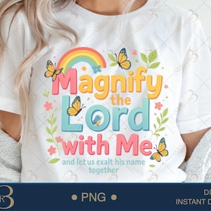 Magnify The Lord PNG: Ocean Beach VBS Design (download digitale)