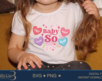 Cita de San Valentín para bebés SVG: Tan diminuto, tan pequeño (Descarga digital)