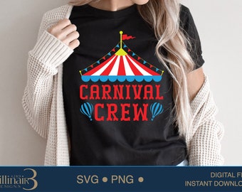 Carnival Crew SVG: Circus Party Design (Digital Download)