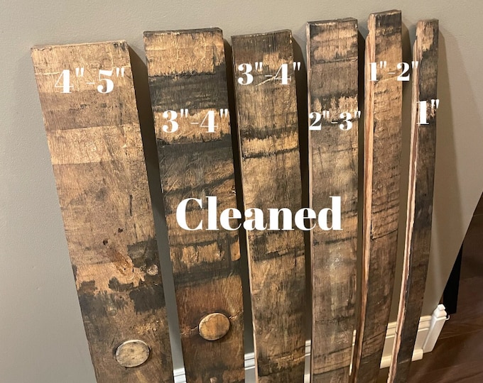 WHISKEY Barrel Stave Sign 29L / Custom Staves / Personalized Rustic ...