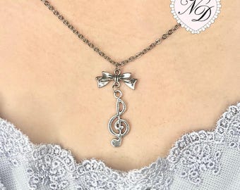 Music Note Necklace