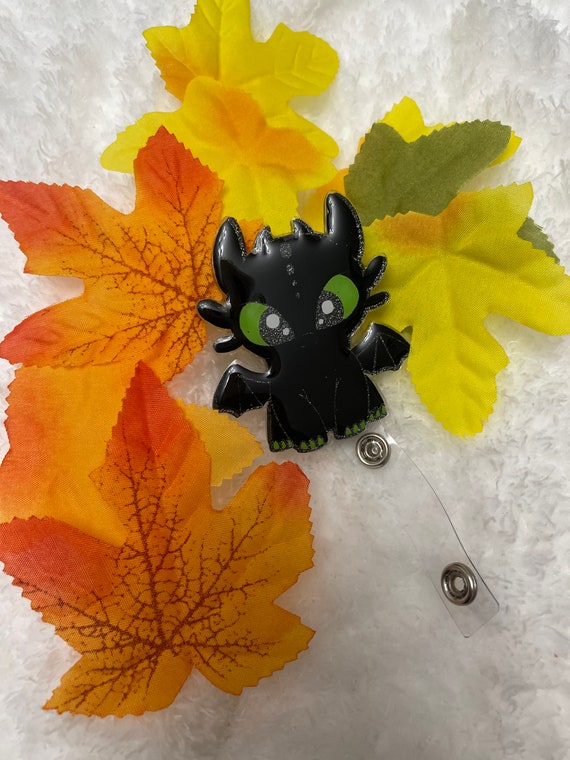 Toothless Reel Badge, How to Train Your Dragon Reel Badge, Dragon Reel  Badge, Cute Reel Badge, Toon Reel Badge, Cute Nurse Badge, Fun Badge 