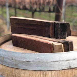 Wine Barrel Stave Pieces - 10 Pieces (13 1/2&quot; each)