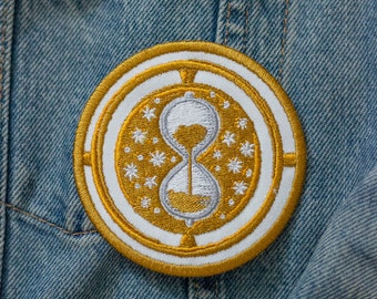 Time Turner Embroidered Patch: Iron-On/Sew-On Wizard Applique