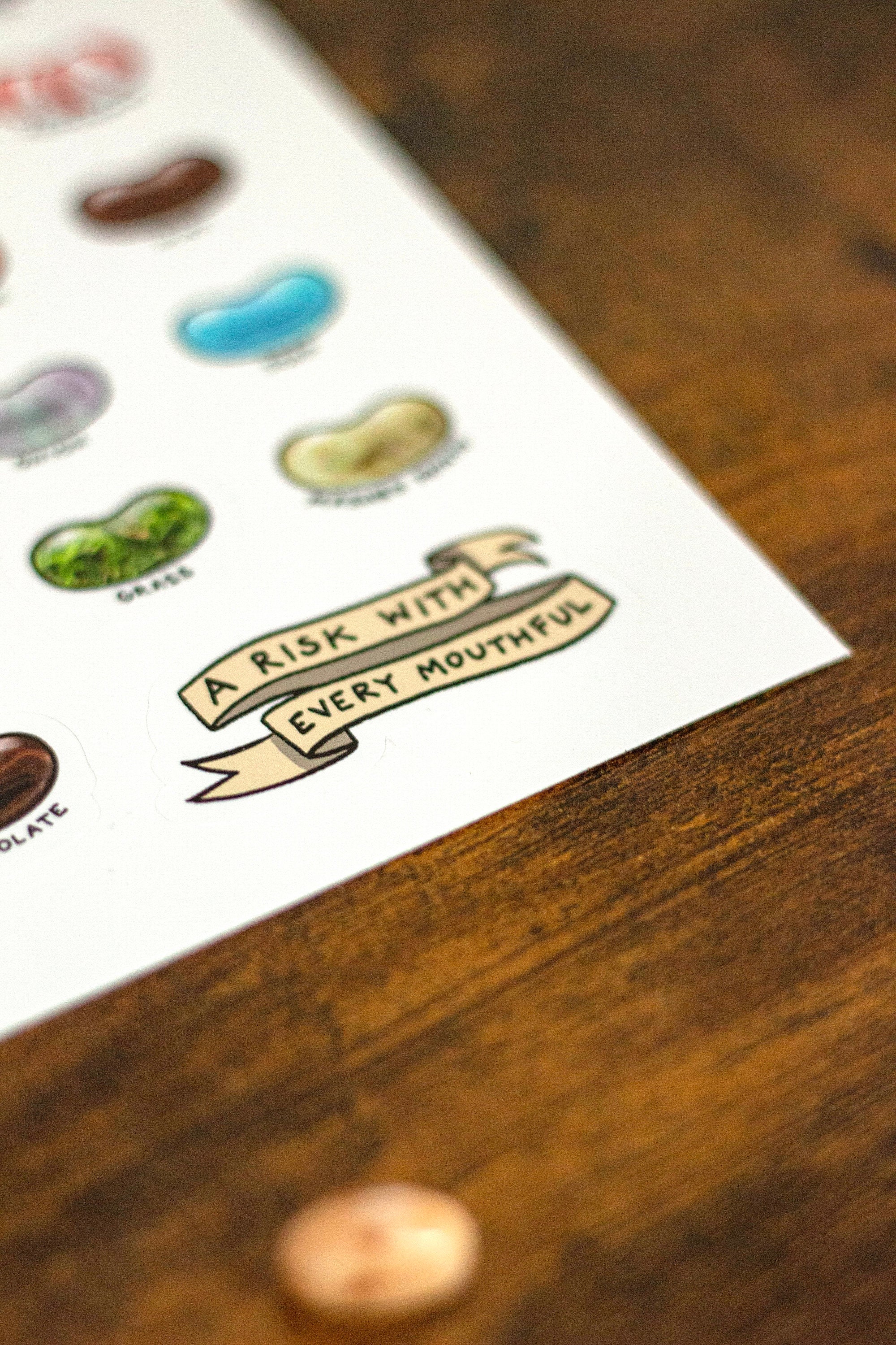 Bean Plot Sticker Every Flavour Beans Sticker Sheet - Etsy UK