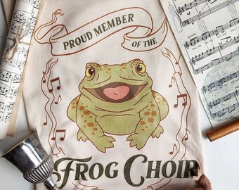 Proud Member of the Frog Choir T Shirt, Wizarding Park Memorabilia, Toad Song, Double Double Toil and Trouble, Fire Burn and Cauldron Bubble