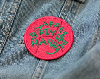 Patch bordado para bolo de aniversário do Harry - Aplique Wizard Fandom