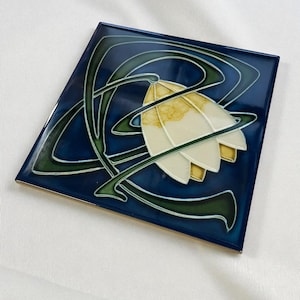 Art Nouveau Art Deco Ceramic Wall Tiles Reproduction Boho Decorative Tiles Bathroom Hallway Kitchen Backsplash Wall Tiles Design No.11