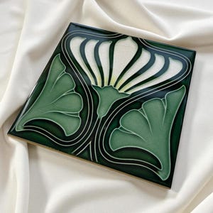 Art nouveau - Reproduction imprimée Art Déco de carreaux de céramique pour rénovation, bricolage, cuisine, entrée, salle de bains, crédence, carreaux muraux, conception n° 70
