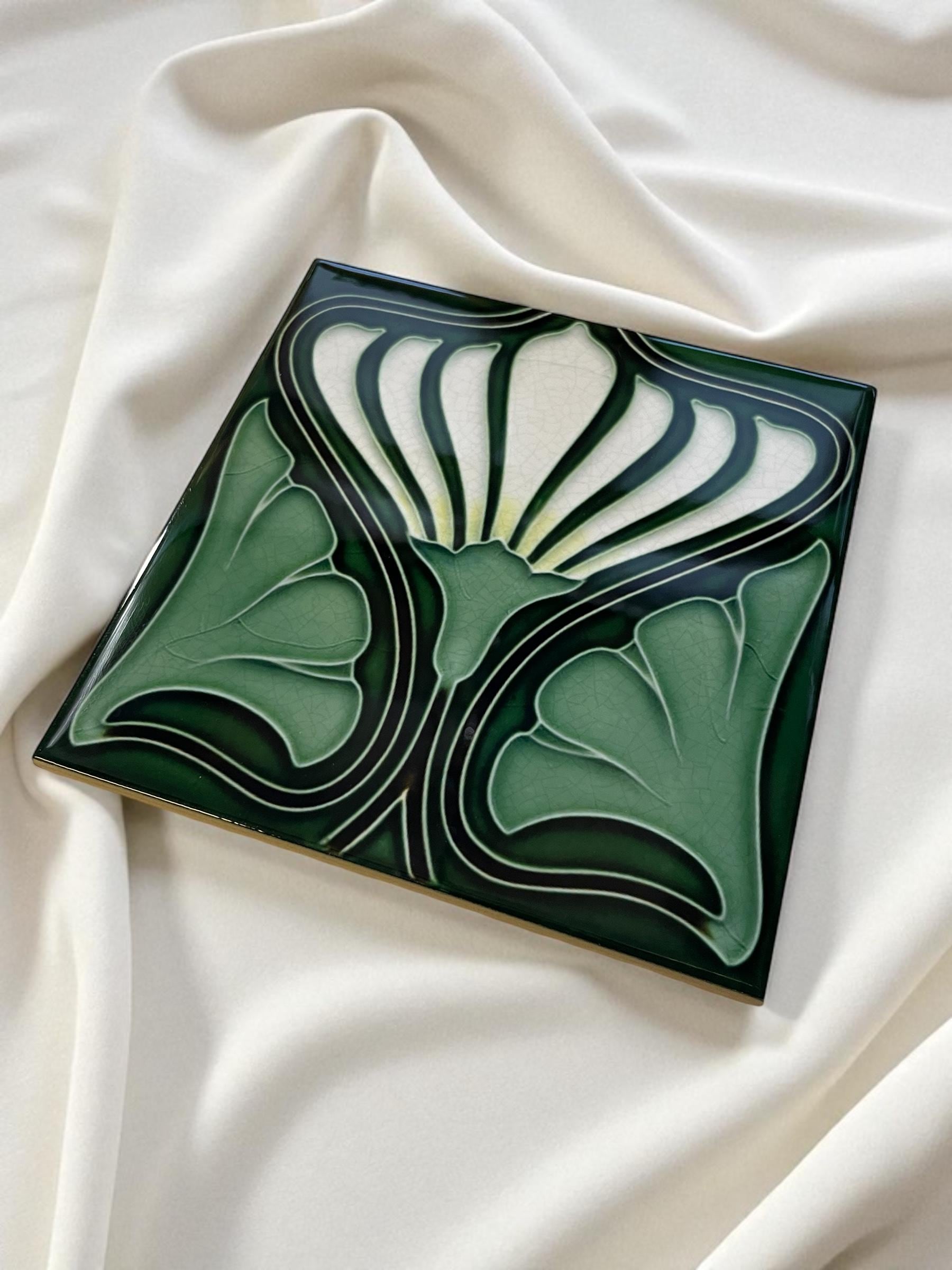 Art Nouveau - Art Deco Printed Reproduction Ceramic Tiles Renovation DIY Kitchen Hall Bathroom Splashback Wall Tiles Design No.70