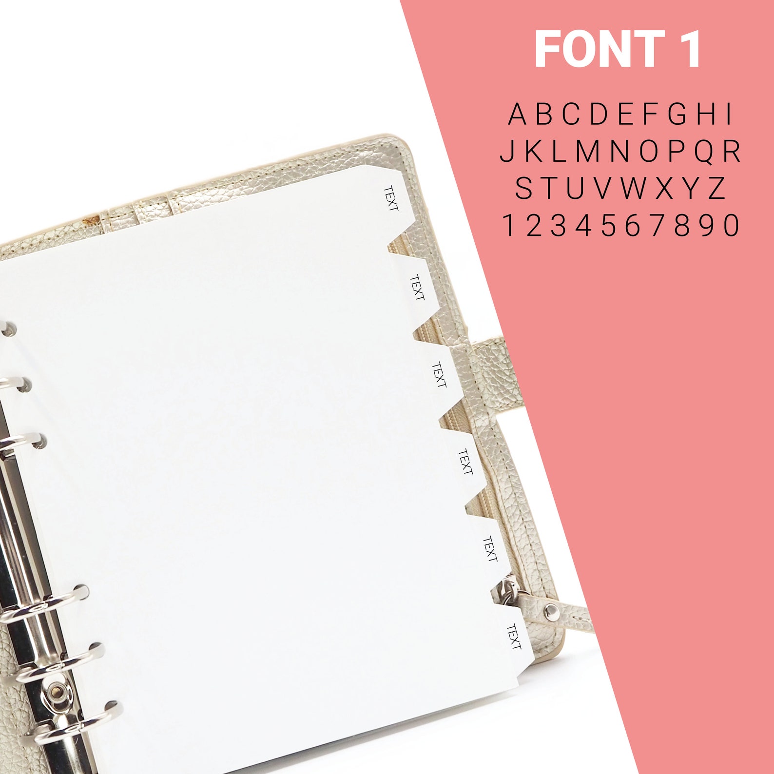 Customizable Planner Tabs 6 Tabs Etsy