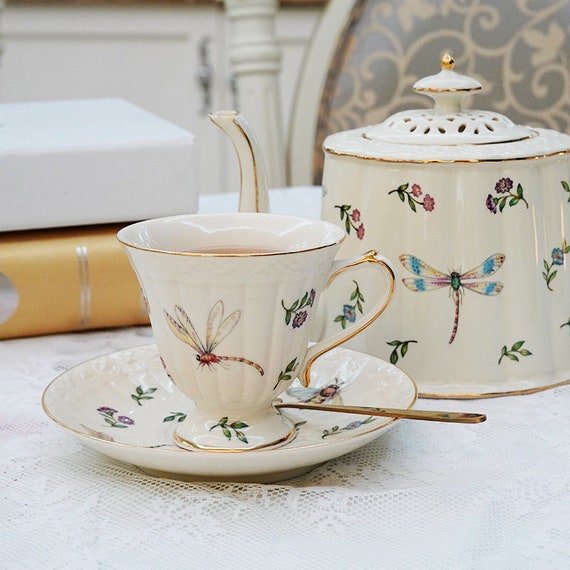 Tea Lover Gift Set Elegant English Tea Set Tea Party Favors - Etsy