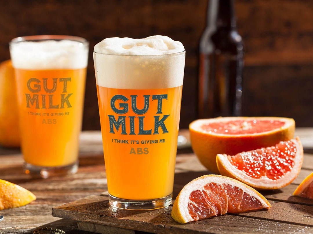 Gut Milk Only Murders in the Building Pint Glass FREE SHIPPING - Etsy