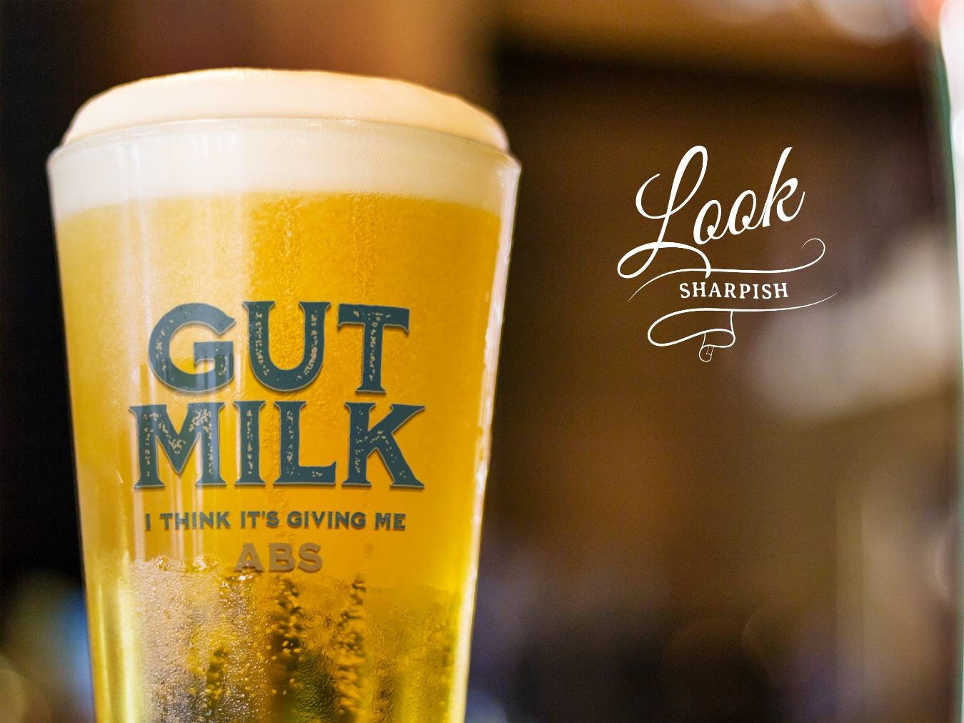 Gut Milk Only Murders in the Building Pint Glass FREE SHIPPING - Etsy